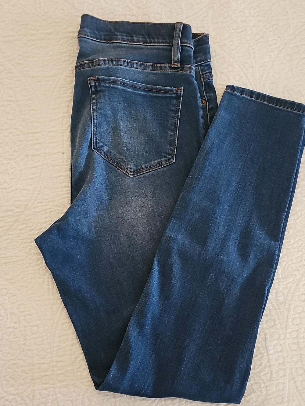 Soho Women's Skinny Jeans - Dark Blue Wash
